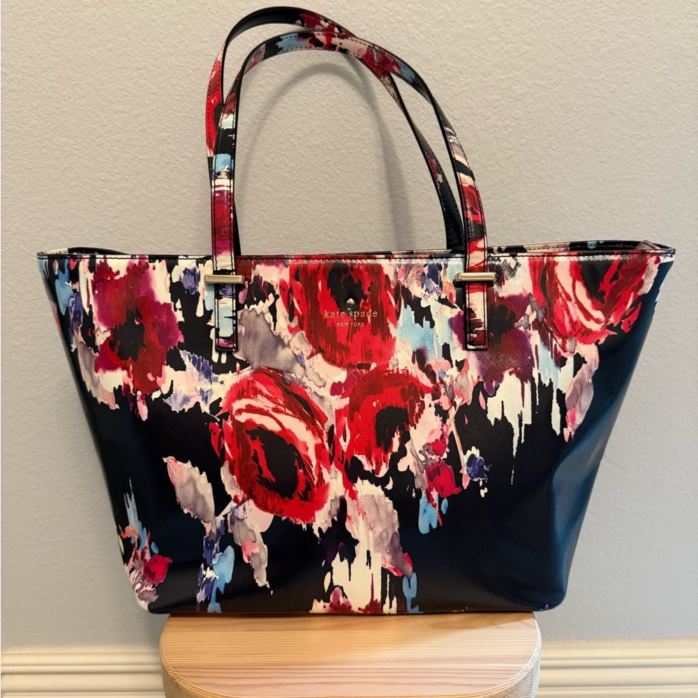 Kate Spade Multicolor Floral Tote